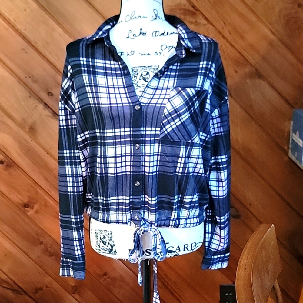Gray & lavendar flannel